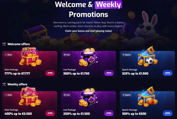 Trixino Casino promotions